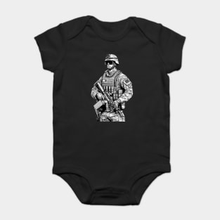 Navy Baby Bodysuit